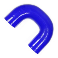 Силиконовый патрубок 180° Ø51 мм (BLUE)