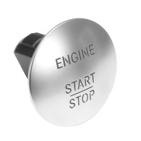 Кнопка старт-стоп Mercedes-Benz A2215450714 (серебристая, START / STOP)