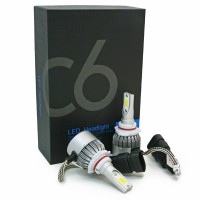 Светодиодные лампы головного света «C6» HB4/9006 6000К